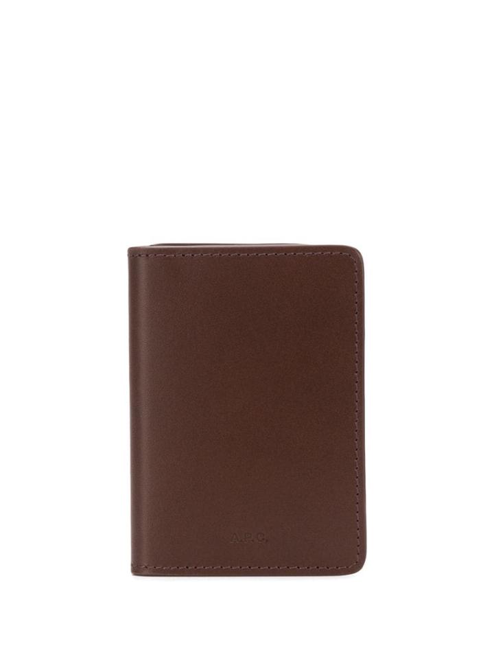 A.p.c. Cai Wallet - Brown