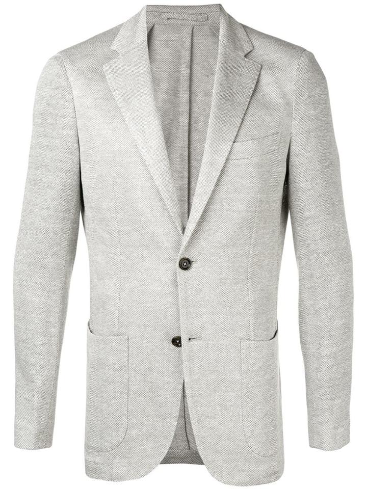 Eleventy Single-breasted Blazer - Neutrals