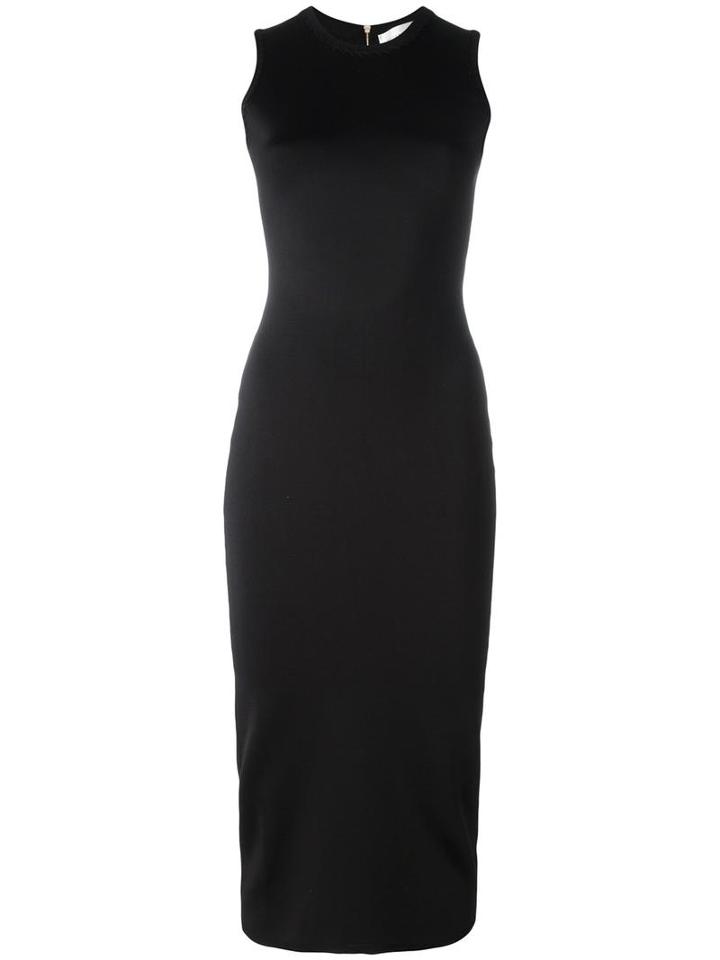 Victoria Beckham Fitted Dress, Women's, Size: 2, Black, Polyamide/spandex/elastane/viscose