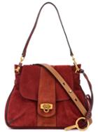 Chloé - Small Lexa Cross-body Bag - Women - Suede - One Size, Red, Suede