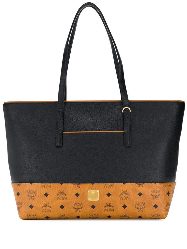 Mcm Geonautic Tote - Black