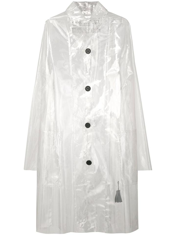 Rundholz Black Label Sheer Pvc Rain Coat - Nude & Neutrals