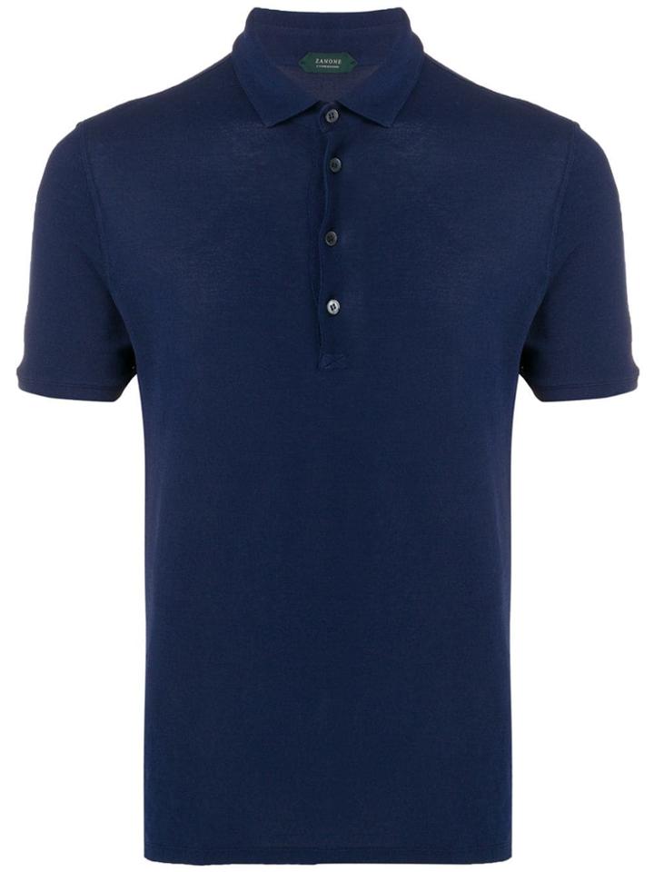 Zanone Slim-fit Polo Shirt - Blue