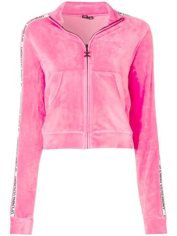 Opening Ceremony Fitted Short Sports Jacket - Pink & Purple
