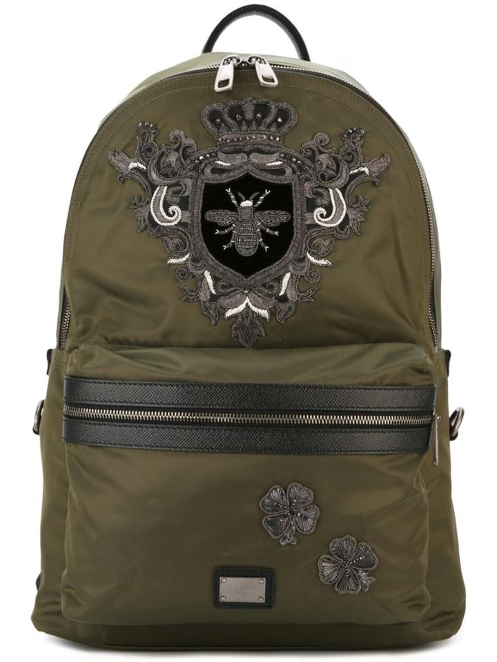 Dolce & Gabbana Bee & Crown 'volcano' Backpack
