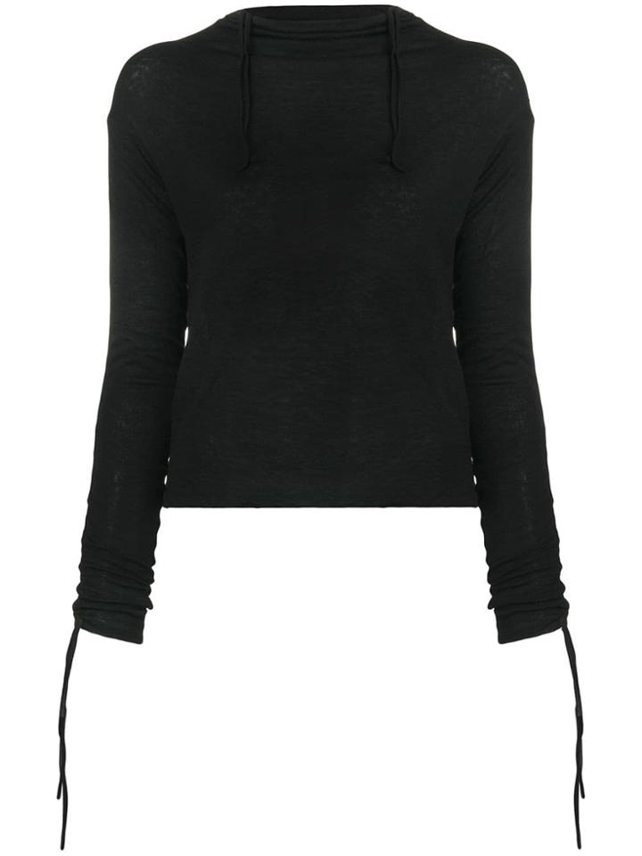 Andrea Ya'aqov Turtle Neck T-shirt - Black