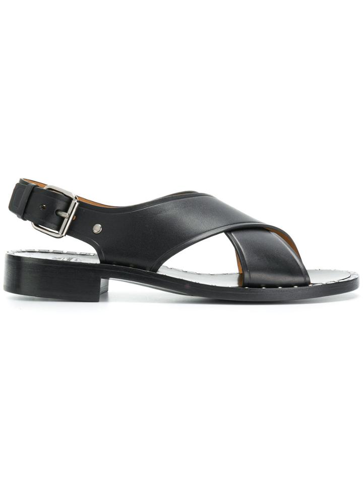 Church's Crisscross Flat Sandals - Black