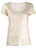 Majestic Filatures Shimmer T-shirt - Gold