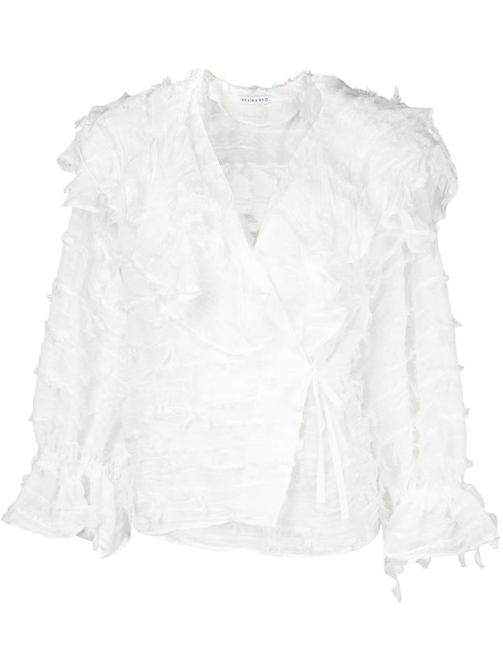 Rejina Pyo Ruffled Blouse - White