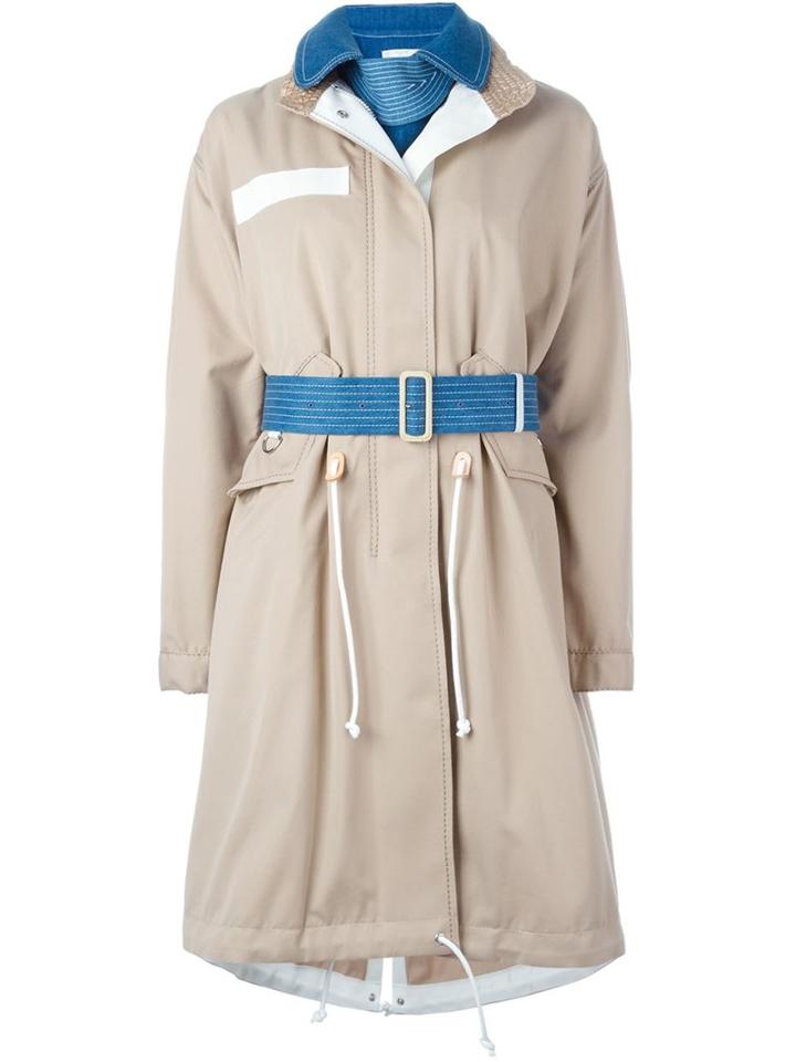 Sacai Contrast Insert Oversized Parka