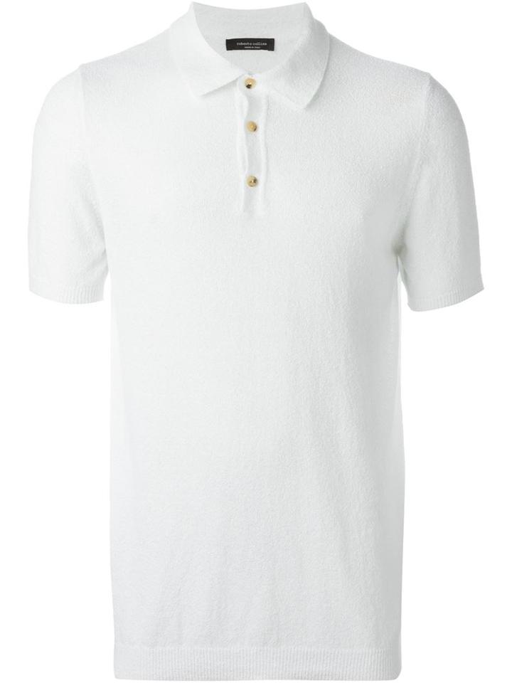 Roberto Collina Shortsleeved Knit Polo Shirt
