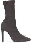 Yeezy Square Toe Calf Boots - Grey