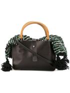 Muun Marian Tassel Pouch Tote - Black