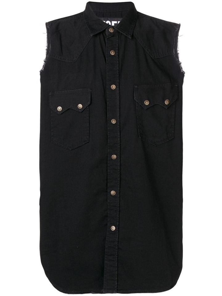 Diesel Classic Denim Vest - Black
