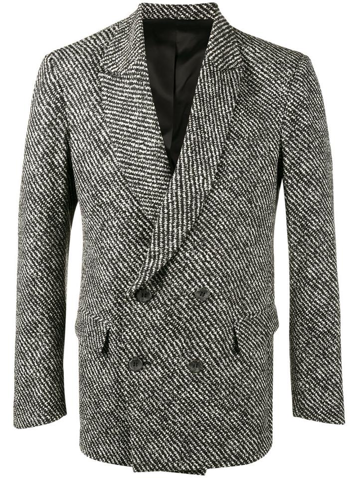 Ex Infinitas Drifter Double Breasted Blazer, Men's, Size: 50, Grey, Cotton/polyester/spandex/elastane/viscose