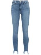 Frame Denim Le High Skinny Stiletto Hem Jeans - Blue