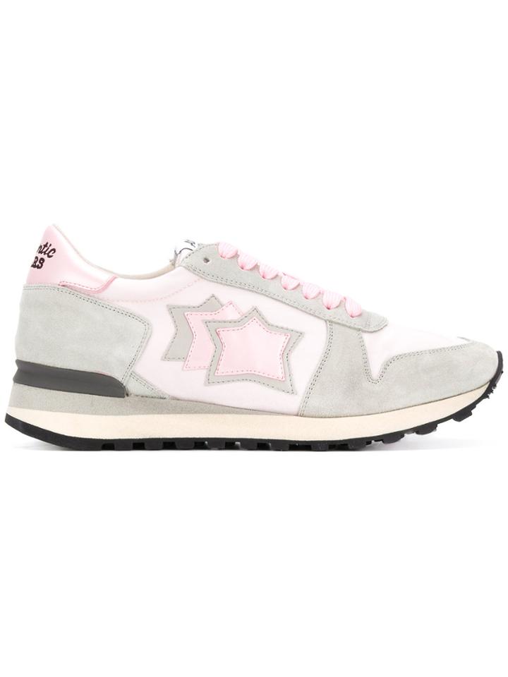 Atlantic Stars Panelled Sneakers - Pink & Purple