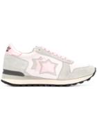 Atlantic Stars Panelled Sneakers - Pink & Purple