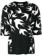 Mcq Alexander Mcqueen Birds Printed T-shirt - Black