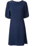 Chloé Button Detail Short Dress - Blue
