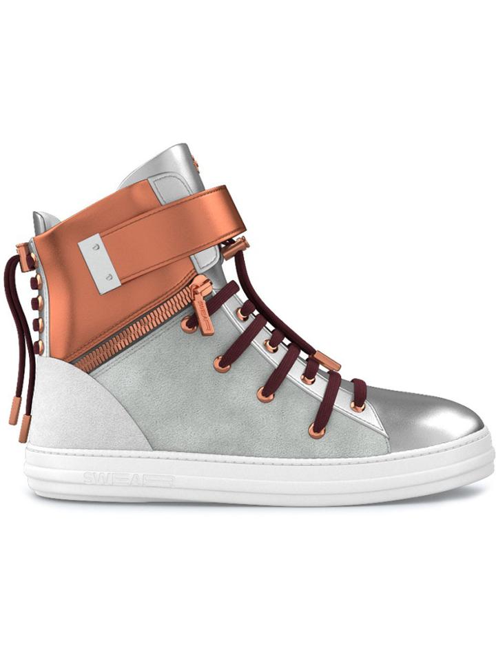Swear Regent Hi-top Sneakers - Metallic