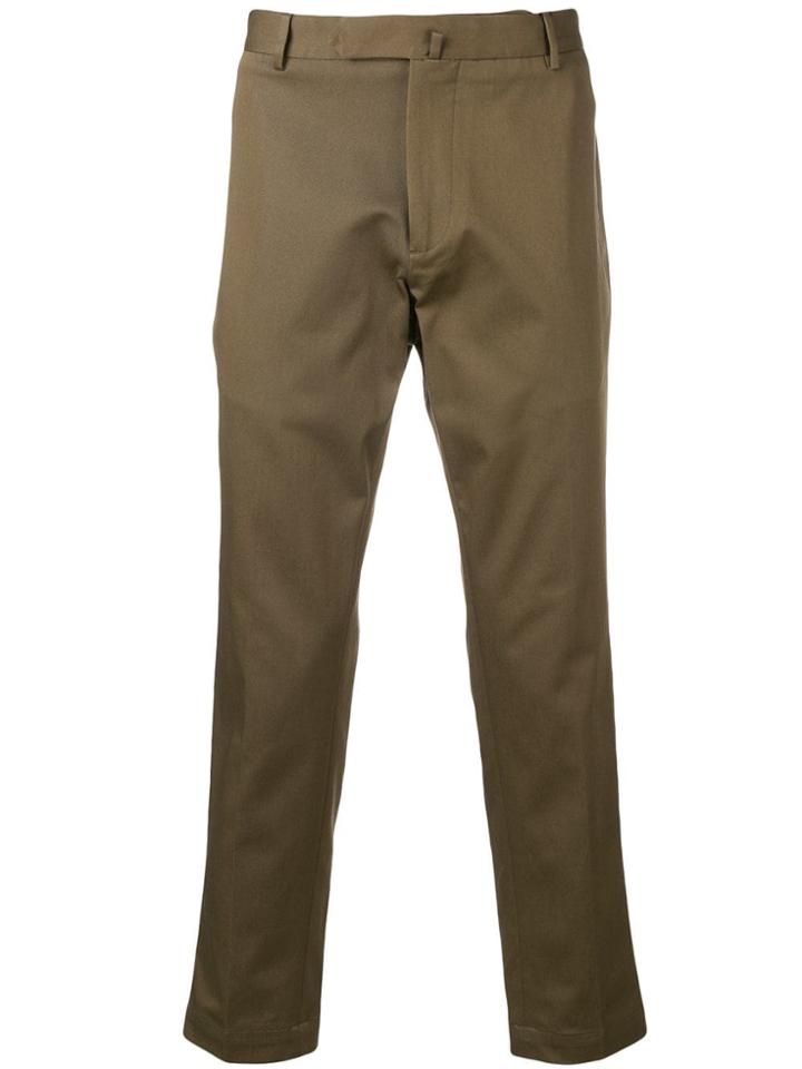Dell'oglio Cropped Tailored Trousers - Brown