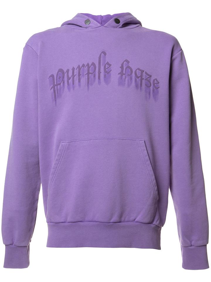 Palm Angels 'purple Haze' Hoodie, Men's, Size: Xxl, Pink/purple, Cotton