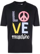 Love Moschino - Logo Print T-shirt - Men - Cotton - M, Black, Cotton