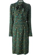Jean Louis Scherrer Vintage 70s Printed Dress