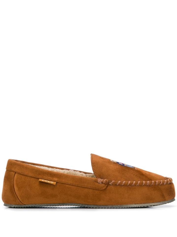 Ralph Lauren Polo Bear Loafers - Brown