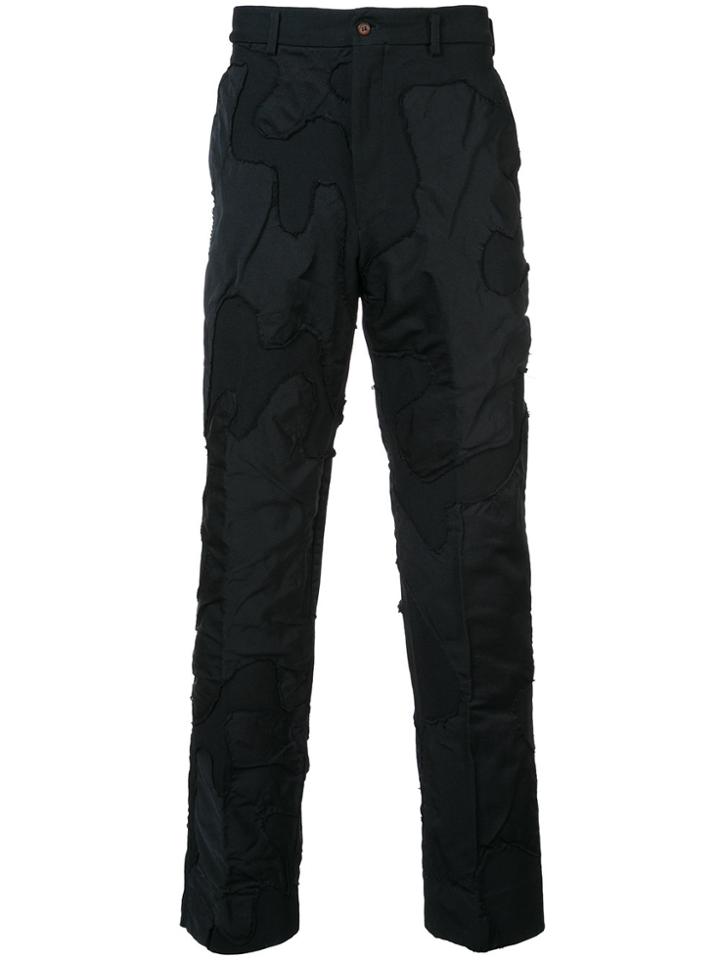 Comme Des Garçons Homme Plus Subtle Camo Trousers - Black