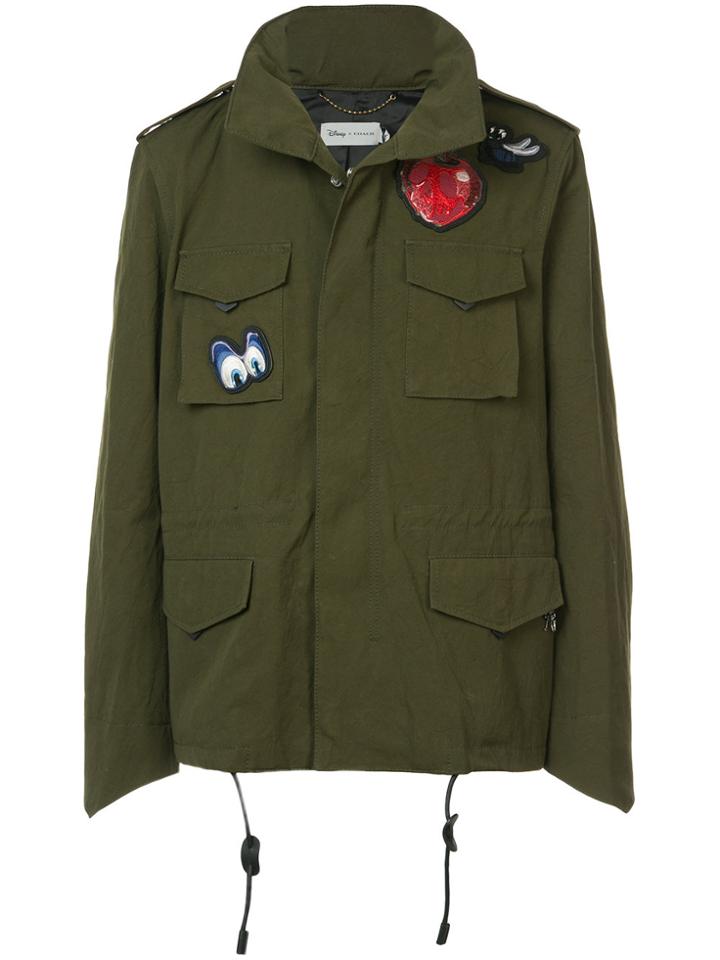 Coach Coach X Disney Skull M65 Jacket - Green