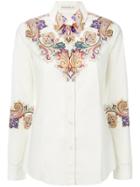 Etro Long-sleeved Printed Shirt - Nude & Neutrals