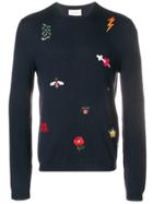 Gucci Embroidered Jumper - Blue