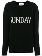 Alberta Ferretti Sunday Embroidered Sweater - Black