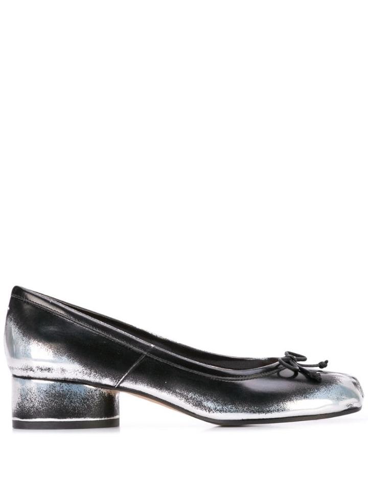 Maison Margiela Metallic 65mm Loafers - Black