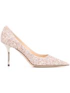 Jimmy Choo Love 85 Pumps - Metallic