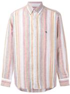 Etro - Striped Shirt - Men - Linen/flax - 44, Linen/flax