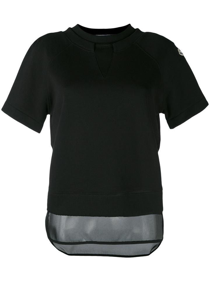 Moncler Short Sleeve Sheer Layer Top - Unavailable