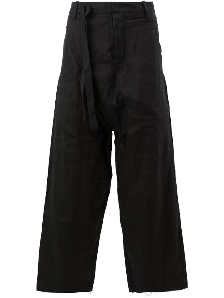 A New Cross Wide Leg Loose Fit Trousers - Black