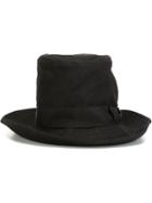 Attachment Elevated Hat, Men's, Black, Linen/flax/cotton