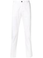 Nine In The Morning Classic Flat Front Trousers - White