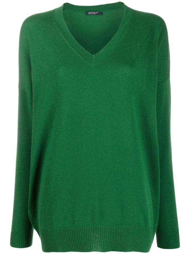Aragona Fine Knit Jumper - Green