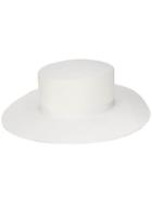 Alberta Ferretti Wide Brim Hat - White