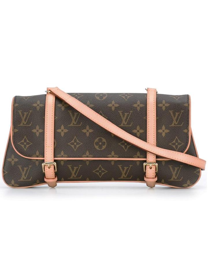Louis Vuitton Vintage 'marrelle' Clutch, Adult Unisex, Brown