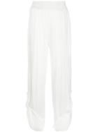 Styland Gathered Ankles Palazzo Trouser - White