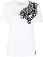 Michael Michael Kors Leopard Print T-shirt - White