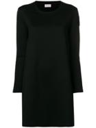 Moncler Contrast Back Jersey Dress - Black