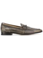 Tod's Distressed Double T Loafers - Brown