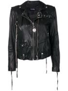 Diesel Washed Biker Jacket - Black